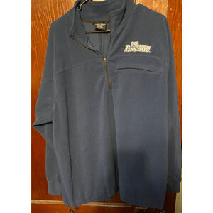 Penn State Fleece 1/4 zip Sweatshirt size L men Pullover Blue B1G Big Ten NCAA